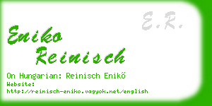 eniko reinisch business card
