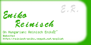eniko reinisch business card